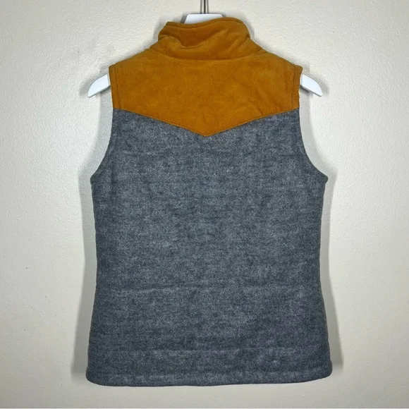 Cinch Gray & Tan Wool-Blend Western Vest - Picture 8 of 11